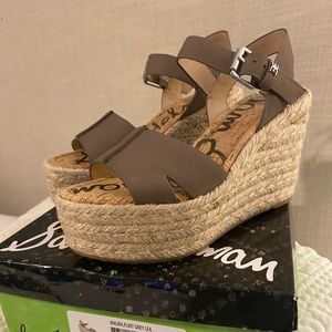 Sam Edelman Wedge Sandal, worn once! Super cute!